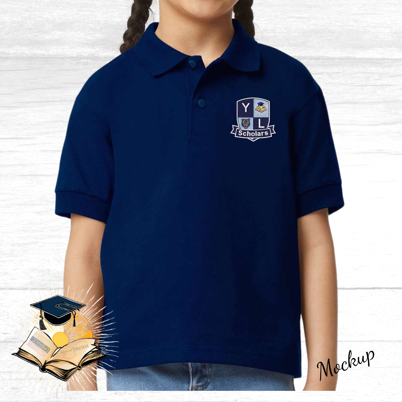Young Laureates Navy Polo